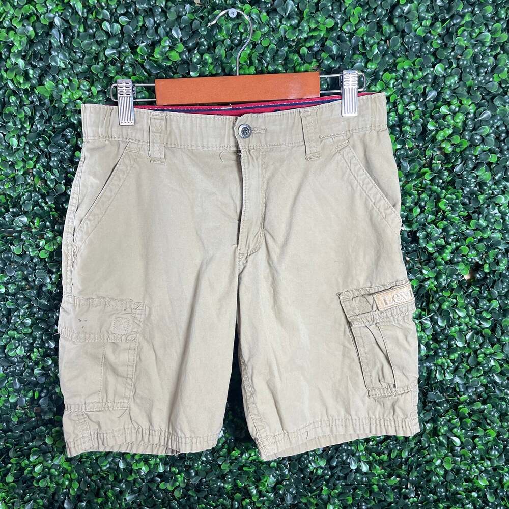 Levi’s Boys Cargo Shorts, khaki, Bots Size 12Reg